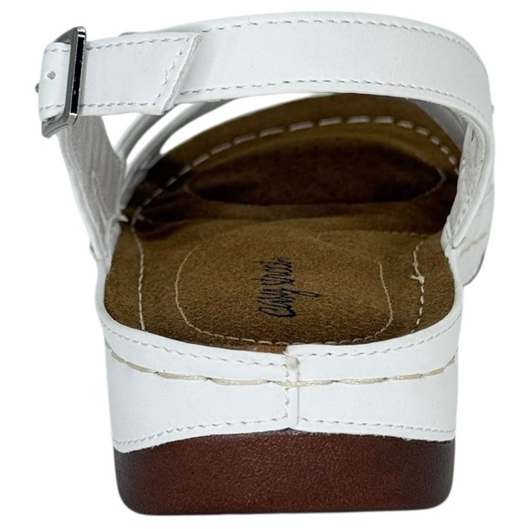 Easy Street Kehlani White Strappy Womens Sandals Size 7.5W - Picture 4 of 12